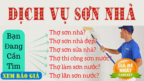 Thợ sơn nhà ở tphcm uy tín