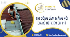 Bảng giá thi công làm máng xối tại Biên Hoà -【Cập Nhật 2025】