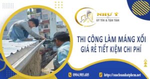 Bảng giá thi công làm máng xối tại Gò Vấp -【Cập Nhật 2025】