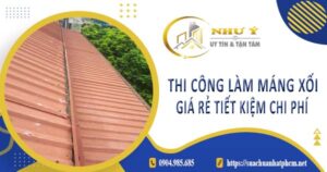 Bảng giá thi công làm máng xối tại Long An -【Cập Nhật 2025】