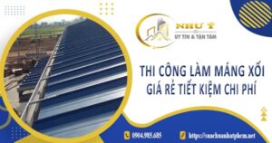 Bảng giá thi công làm máng xối tại Quận 4 -【Cập Nhật 2025】