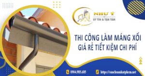 Bảng giá thi công làm máng xối tại Tân Bình -【Cập Nhật 2025】
