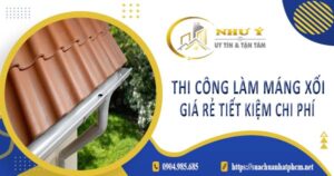 Bảng giá thi công làm máng xối tại Thuận An -【Cập Nhật 2025】