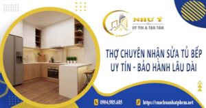 Thợ chuyên nhận sửa tủ bếp tại Bà Rịa -【Bảo Hành 2 Năm】