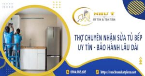 Thợ chuyên nhận sửa tủ bếp tại Long An -【Bảo Hành 2 Năm】