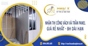 Nhận thi công vách và trần Panel tại Bà Rịa -【BH 10 Năm】