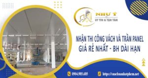 Nhận thi công vách và trần Panel tại Củ Chi -【BH 10 Năm】