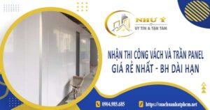 Nhận thi công vách và trần Panel tại Dĩ An -【BH 10 Năm】