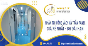 Nhận thi công vách và trần Panel tại Hà Nội -【BH 10 Năm】