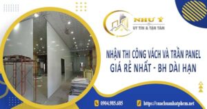 Nhận thi công vách và trần Panel tại Nhơn Trạch -【BH 10 Năm】
