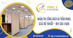 Nhận thi công vách và trần Panel tại Quận 10 -【BH 10 Năm】