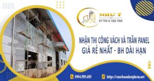 Nhận thi công vách và trần Panel tại Quận 11 -【BH 10 Năm】