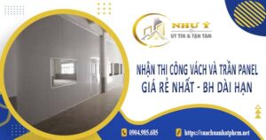 Nhận thi công vách và trần Panel tại Quận 6 -【BH 10 Năm】