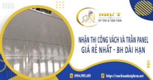 Nhận thi công vách và trần Panel tại Quận 8 -【BH 10 Năm】
