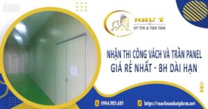 Nhận thi công vách và trần Panel tại Quận 9 -【BH 10 Năm】