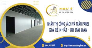 Nhận thi công vách và trần Panel tại Tân Uyên -【BH 10 Năm】